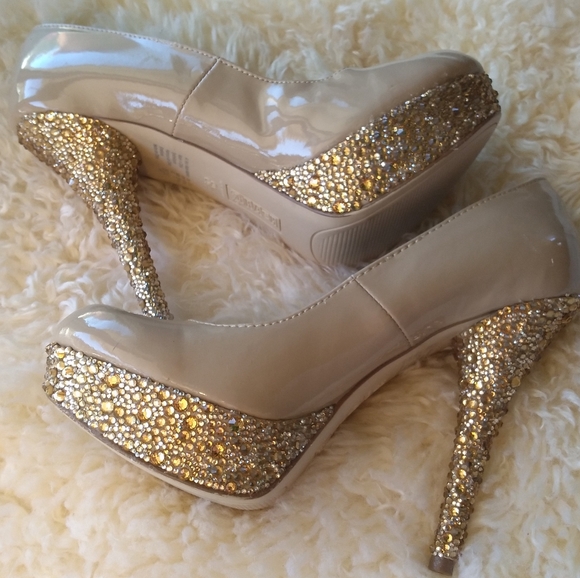 Brash Shoes - Platform Custom design Crystal shoes